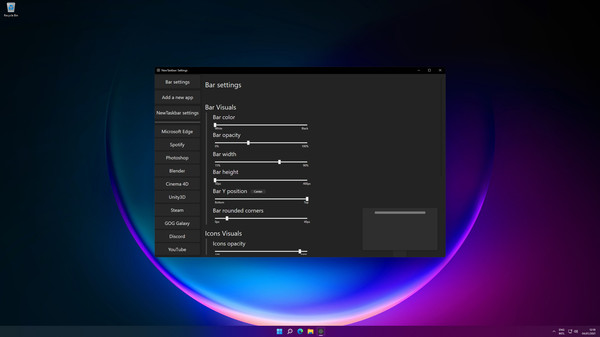 NewTaskbarfor windows and Linux 1