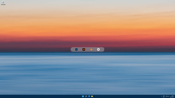 Скриншот из NewTaskbar