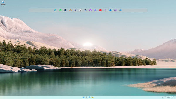 Скриншот из NewTaskbar