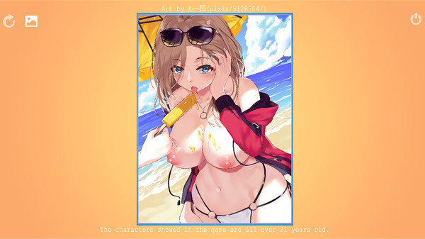 Horny Girl Hentai Puzzle game for windows Pc 1