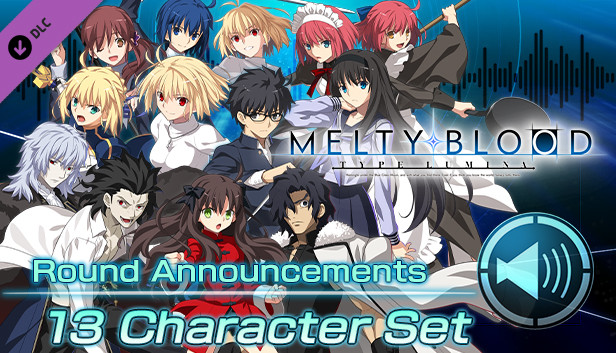 MELTY BLOOD: TYPE LUMINA - Round Announcements - 13 Character Set