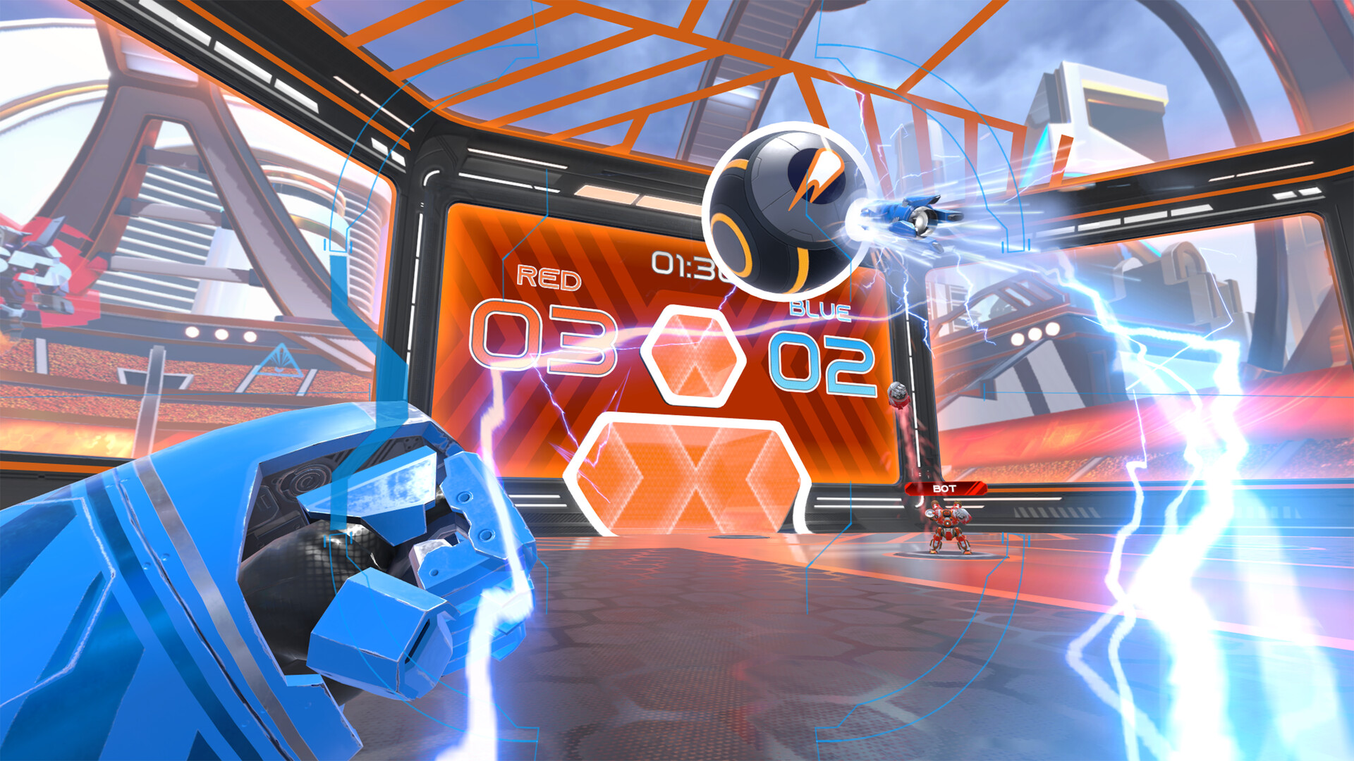 Futuristic PS4 Volleyball Sim Gunsport Fires Free in First Gameplay Footage