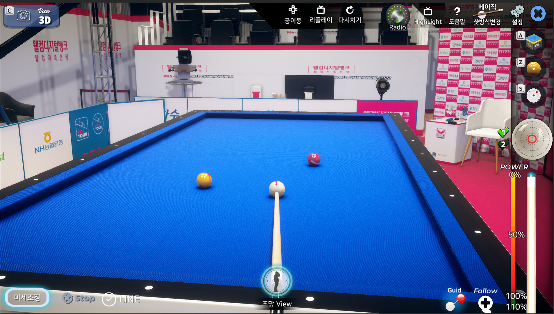 Online French billiards – Play three-cushion billiards for free