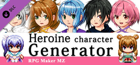 RPG Maker MZ - Heroine Character Generator for MZ banner image