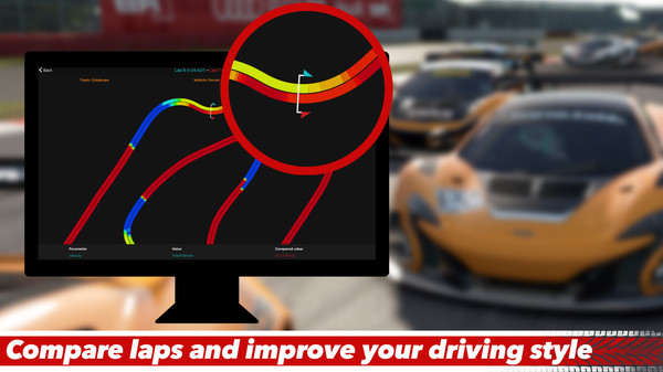 скриншот Sim Racing Telemetry - Assetto Corsa 1