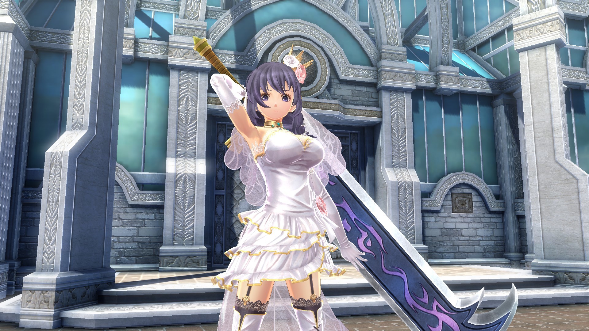 THE LEGEND OF HEROES: HAJIMARI NO KISEKI - Rixia's Special Costume "Moonlight Wedding" screenshot screenshot 1
