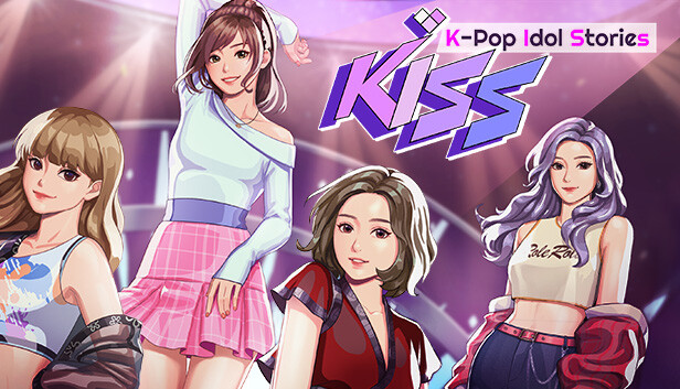 Capsule image of "KISS: K-pop Idol StorieS - Road to Debut" which used RoboStreamer for Steam Broadcasting
