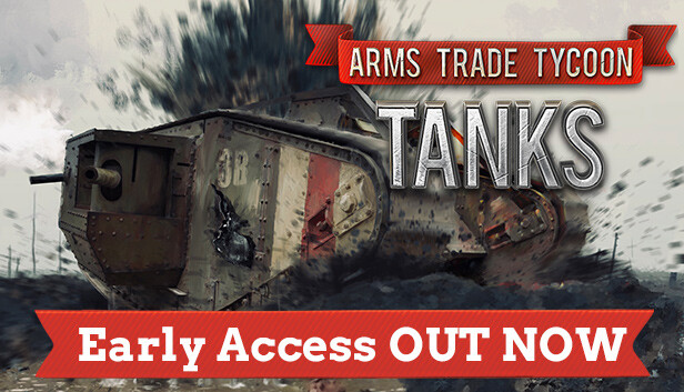 Capsule image of "Arms Trade Tycoon Tanks" which used RoboStreamer for Steam Broadcasting