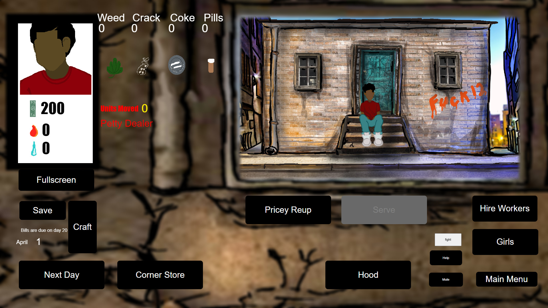 Trapper: Drug Dealing RPG screenshot 1