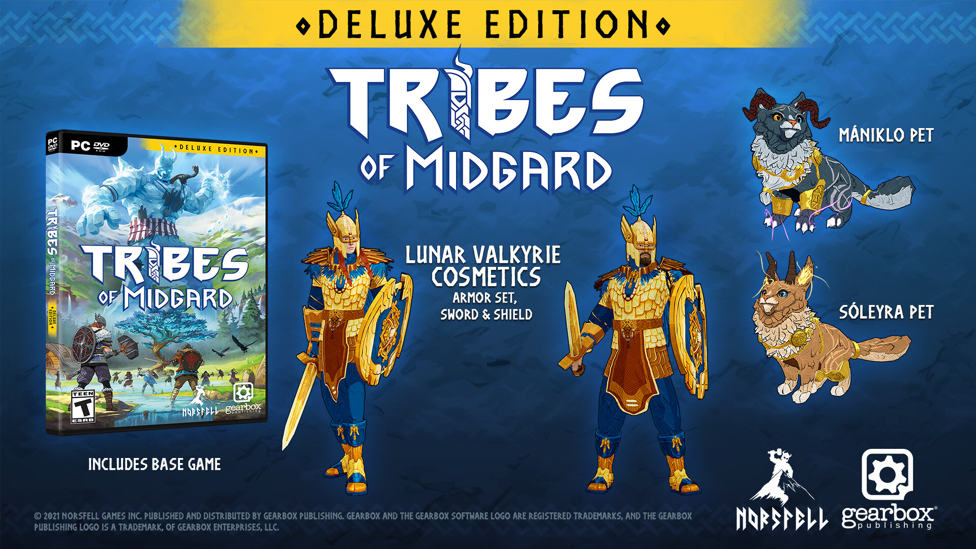 Tribes of Midgard: Deluxe Edition - PS4 - Mídia Física - VNS Games