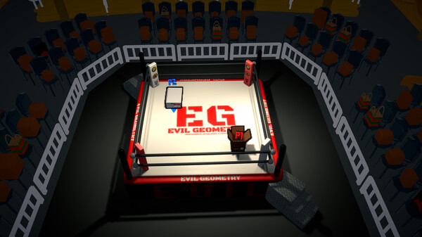 Wrestling Cardboard Championship game for Linux 1