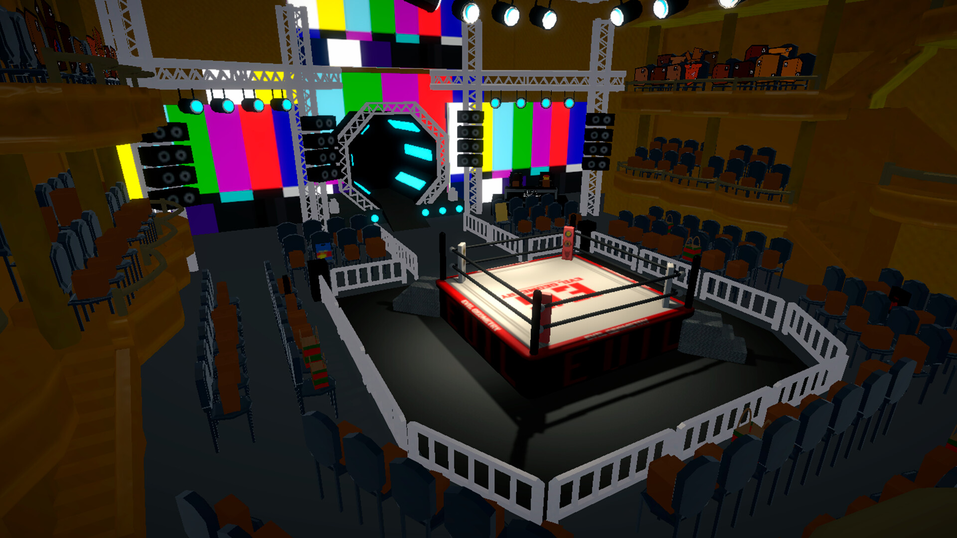 screenshot of Wrestling Cardboard Championship 2