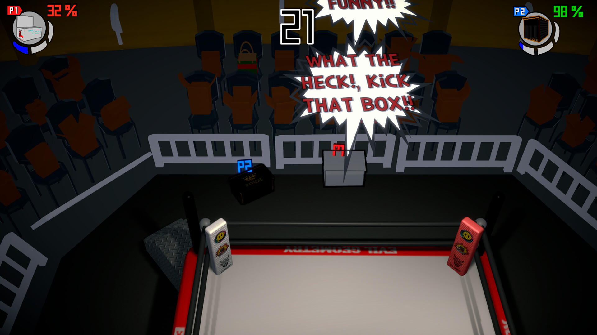 screenshot of Wrestling Cardboard Championship 14