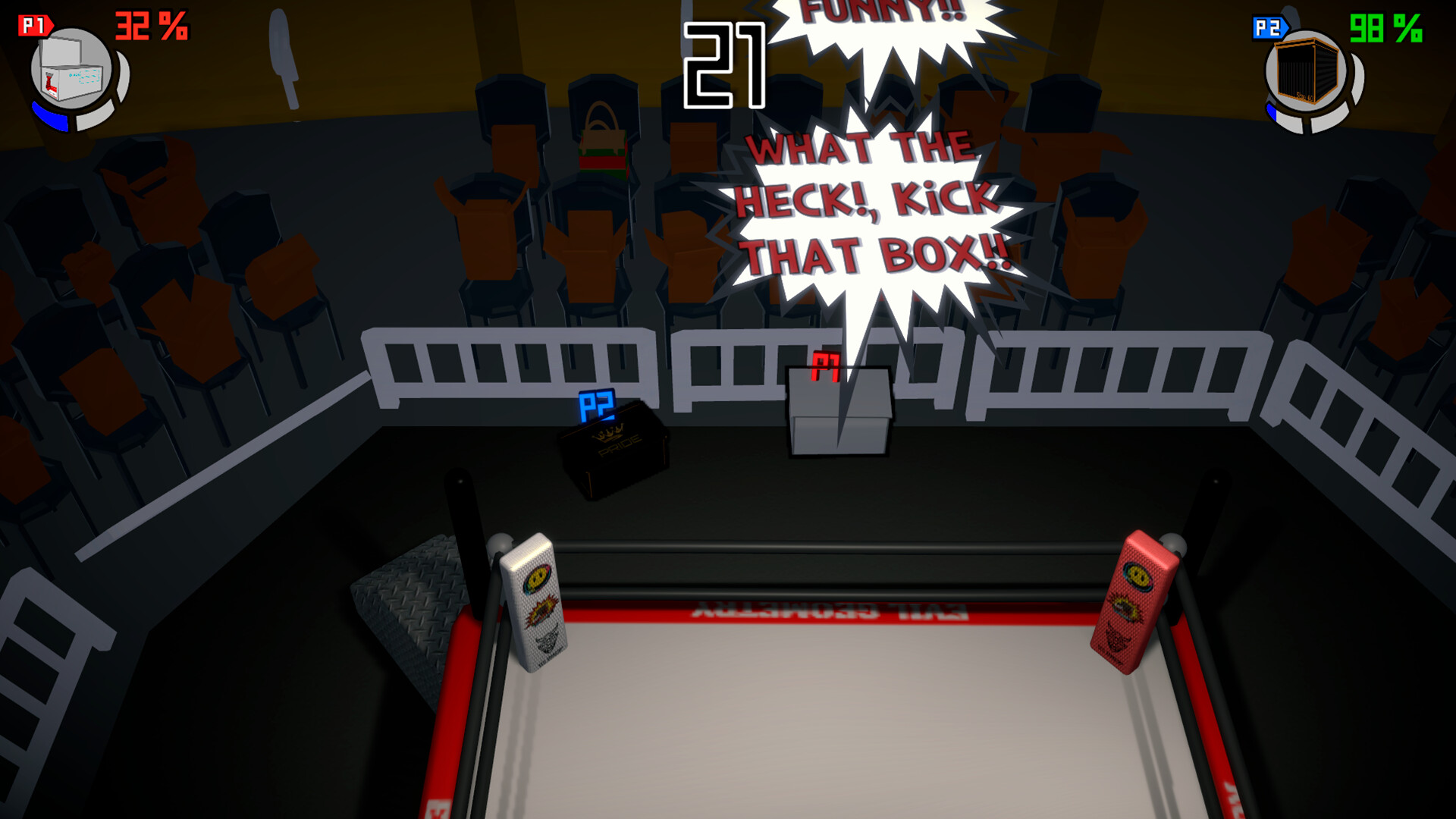 Wrestling Cardboard Championship (PC) Game Review - Creating and customizing your wrestler in the game