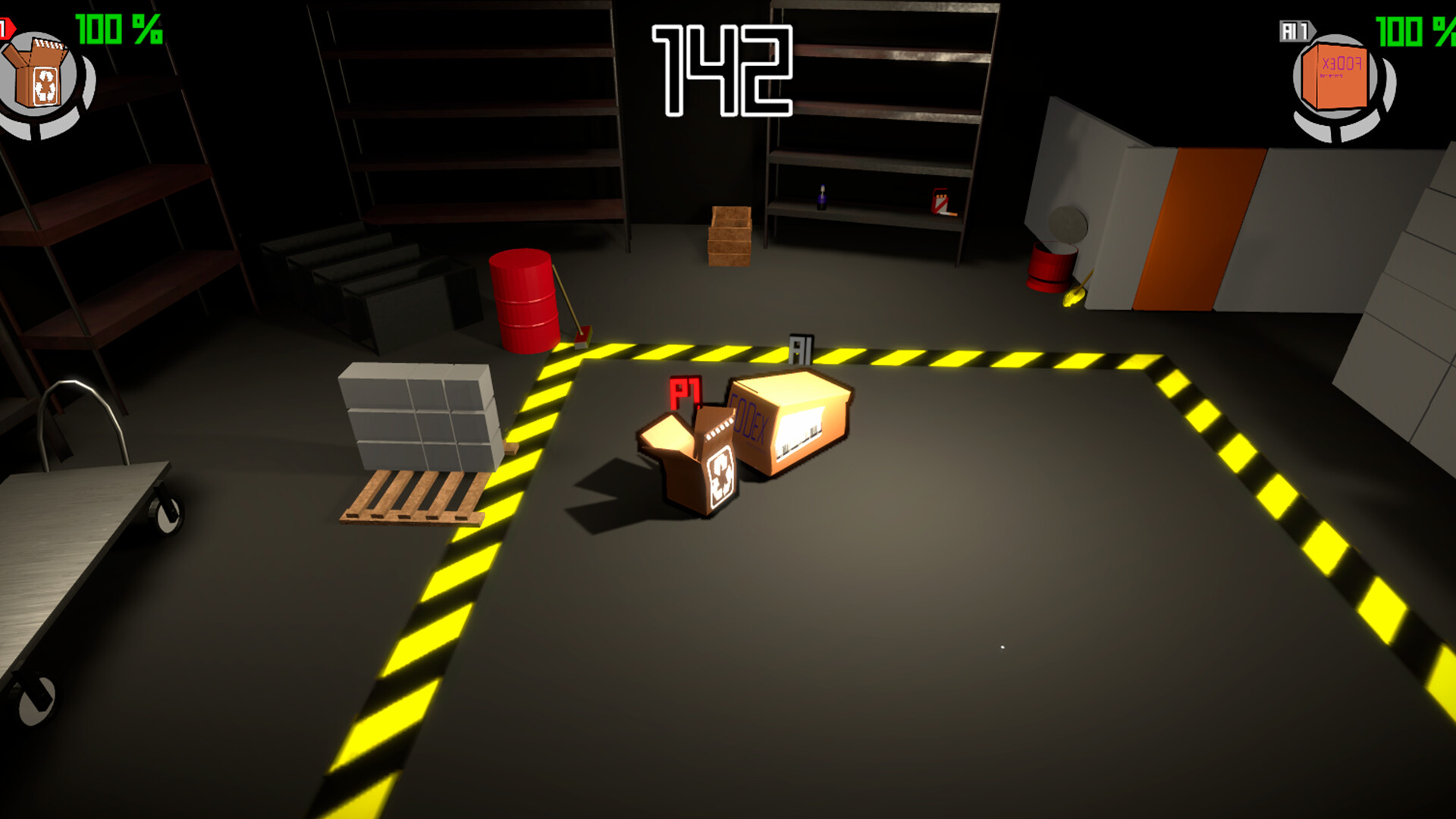 screenshot of Wrestling Cardboard Championship 6