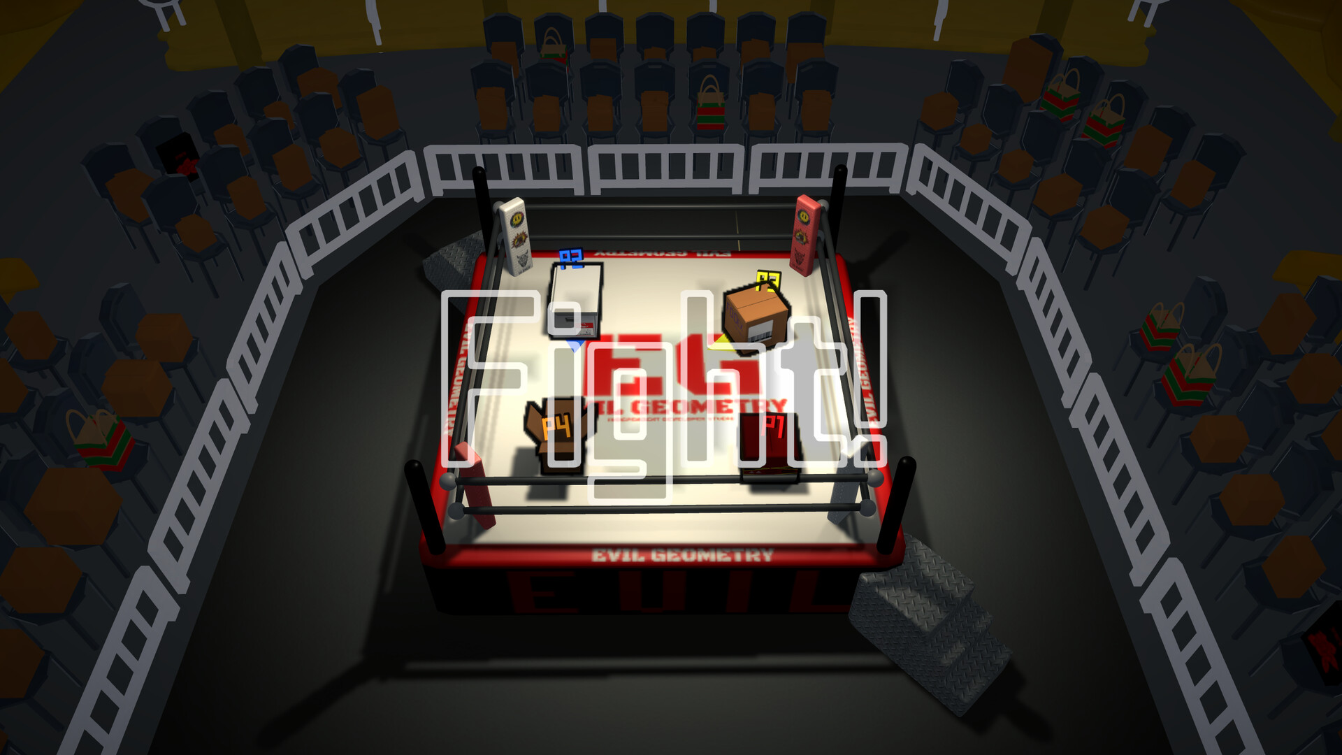 screenshot of Wrestling Cardboard Championship 1