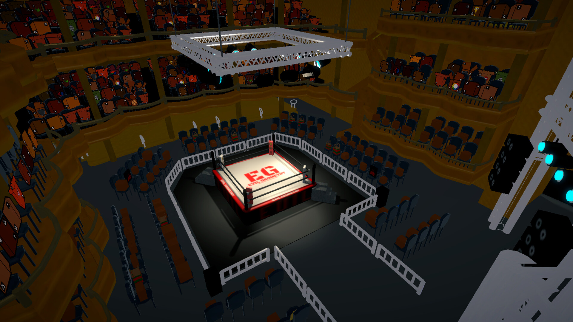 screenshot of Wrestling Cardboard Championship 8
