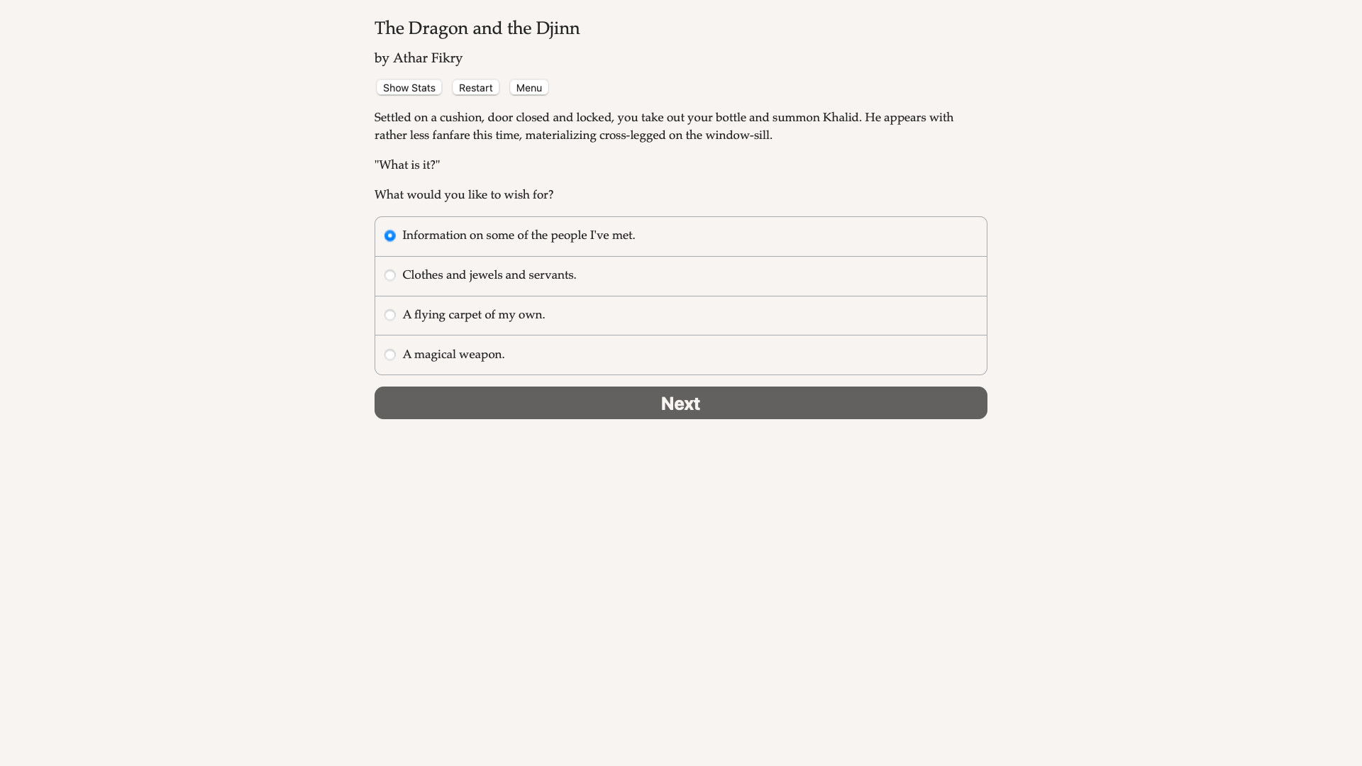 The Dragon and the Djinn Demo #3