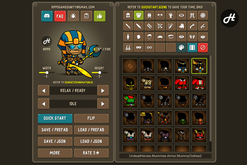 скриншот Fantasy Heroes: Character Editor & Sprite Sheet Maker 5