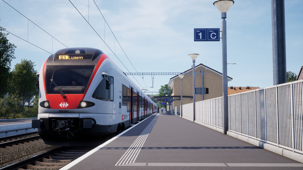 скриншот Train Sim World 2: S-Bahn Zentralschweiz: Luzern - Sursee Route Add-On 3