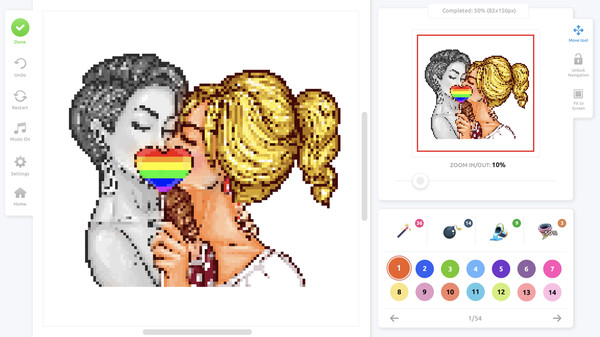 LGBT Color by Number for Adults screenshot 10
