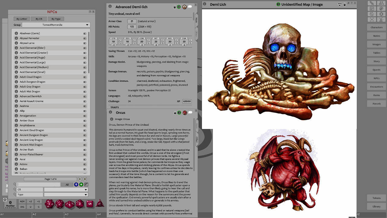 Fantasy Grounds - Tome of Horrors #4