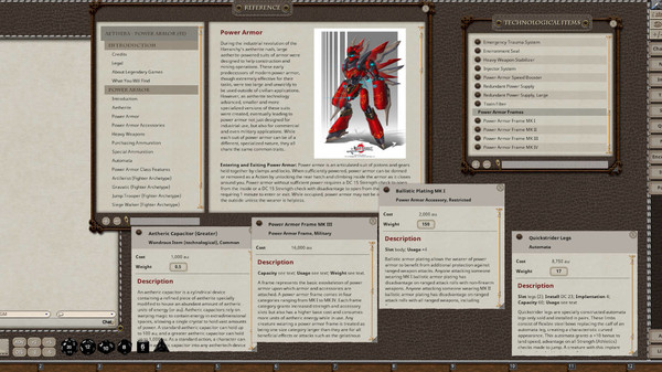 скриншот Fantasy Grounds - Power Armor 2