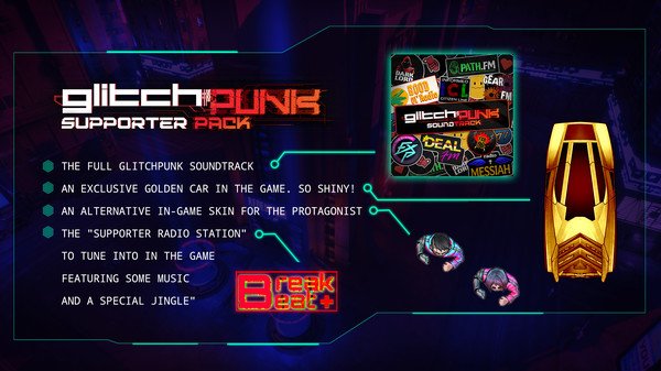 Glitchpunk - Supporter Pack for steam