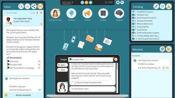 Influence, Inc. game for windows Pc 1
