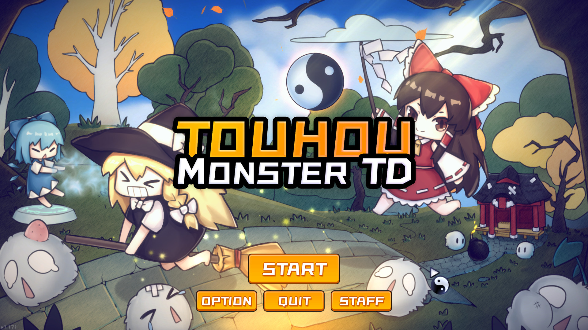Touhou Monster TD ~ 幻想乡妖怪塔防 screenshot 1