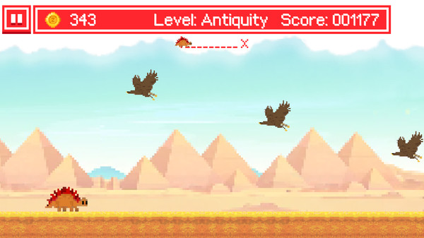 Скриншот из Ancient Dino Runner