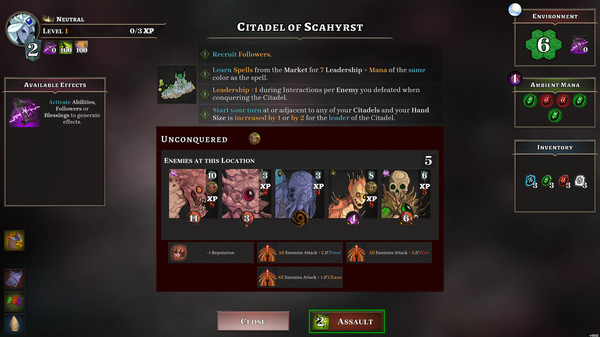 Screenshot of Paladin's Oath