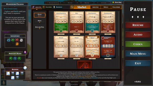 Screenshot of Paladin's Oath