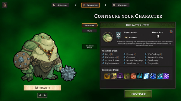 Screenshot of Paladin's Oath