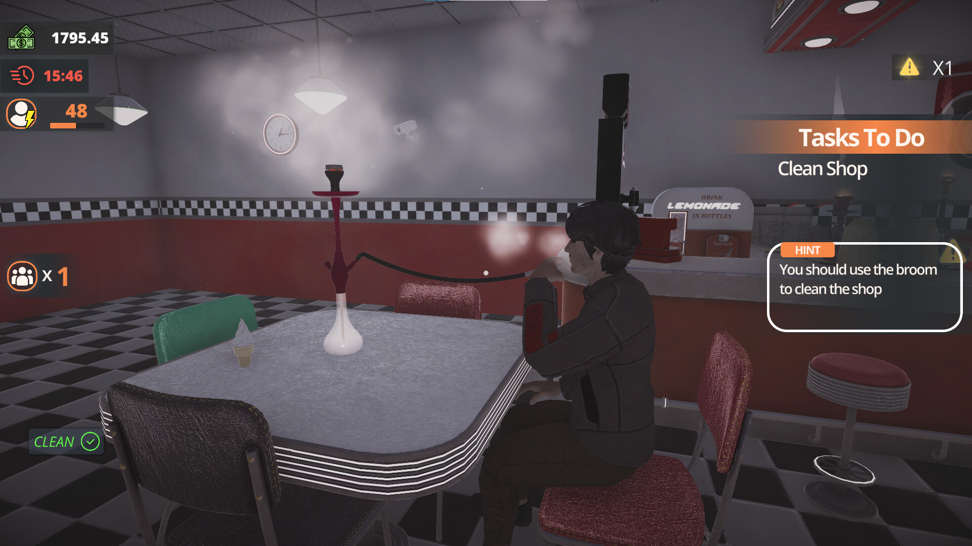 Hookah Cafe Simulator, PC Steam Jogo