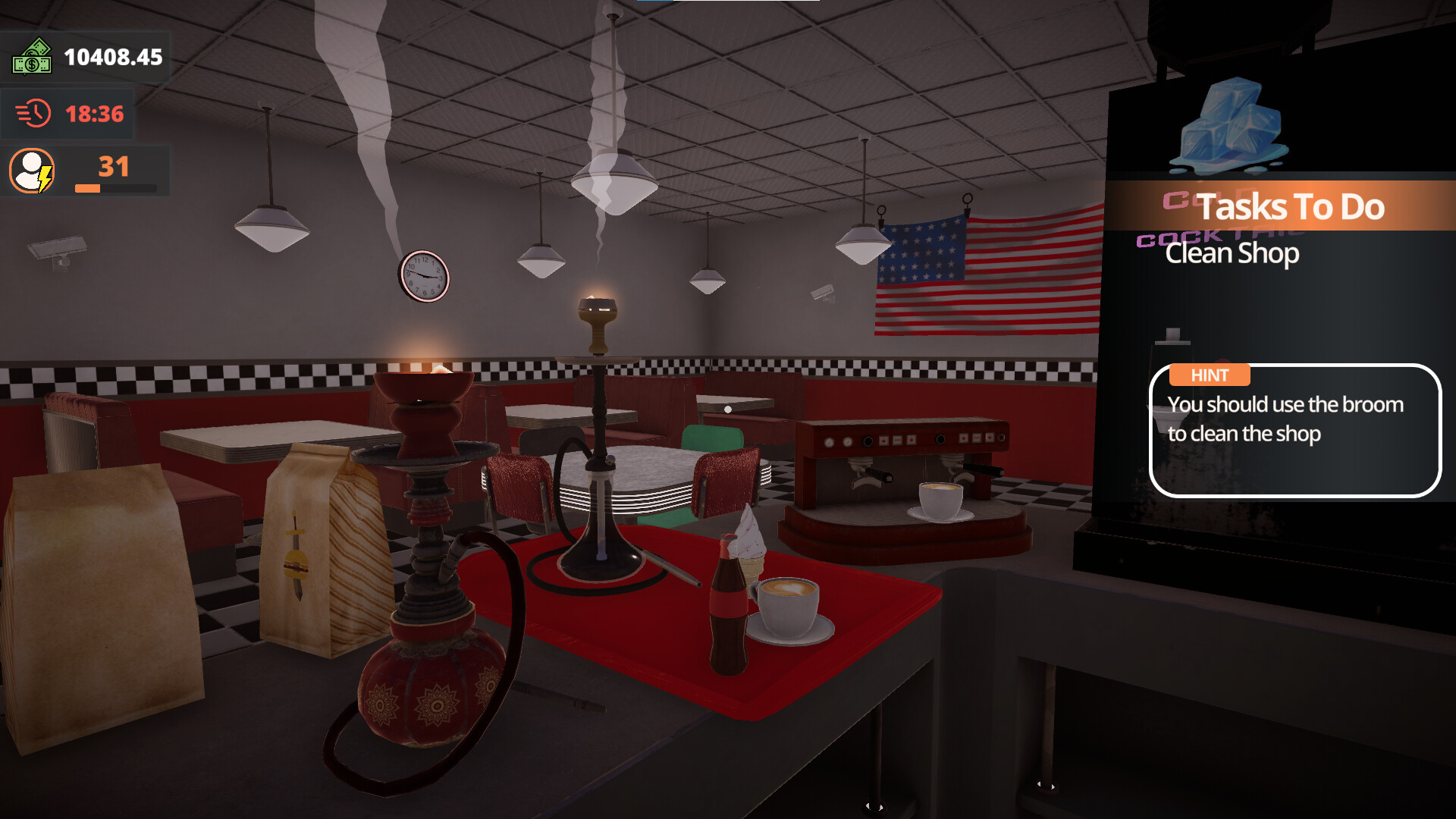 Hookah Cafe Simulator, PC Steam Jogo