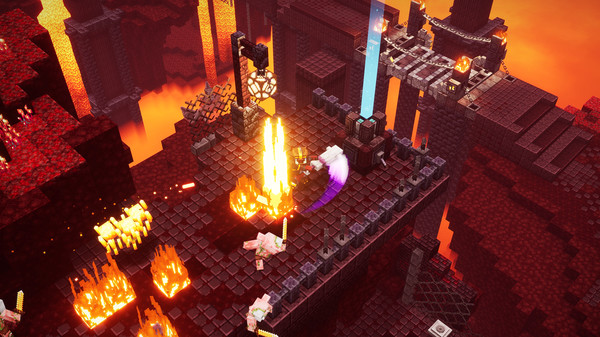 скриншот Minecraft Dungeons Flames of the Nether 2
