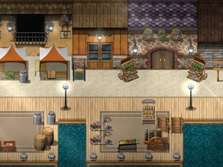скриншот RPG Maker MV - KR Tuscan Seaside Tiles 2