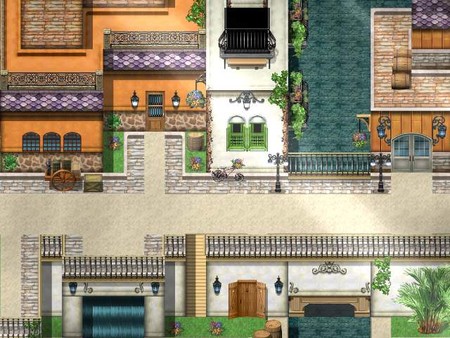 скриншот RPG Maker MV - KR Tuscan Seaside Tiles 5