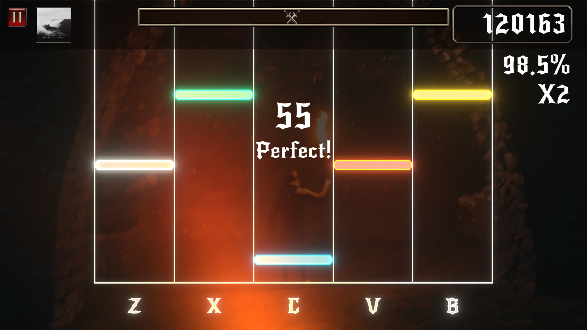 Rhythmetallic screenshot 1