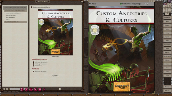 скриншот Fantasy Grounds - Custom Ancestries & Cultures 3