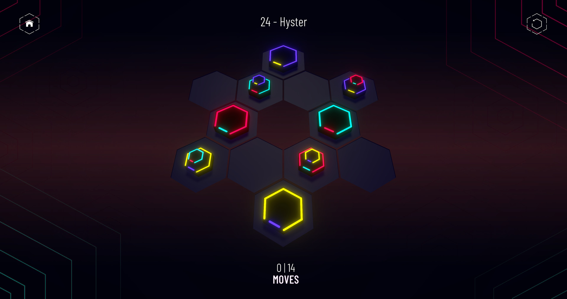 Hanoi Puzzles: Flip Match screenshot 1