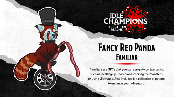 скриншот Idle Champions - Red Panda Baeloth Theme Pack 3