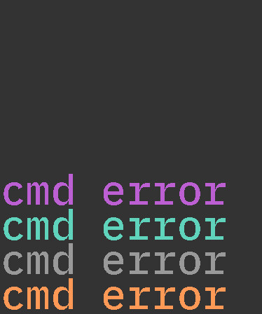 cmd error