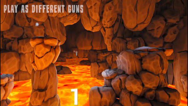 Скриншот из Gunning Over It!