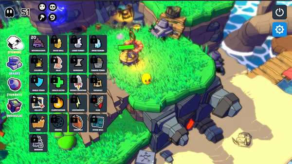 Скриншот из haunTD