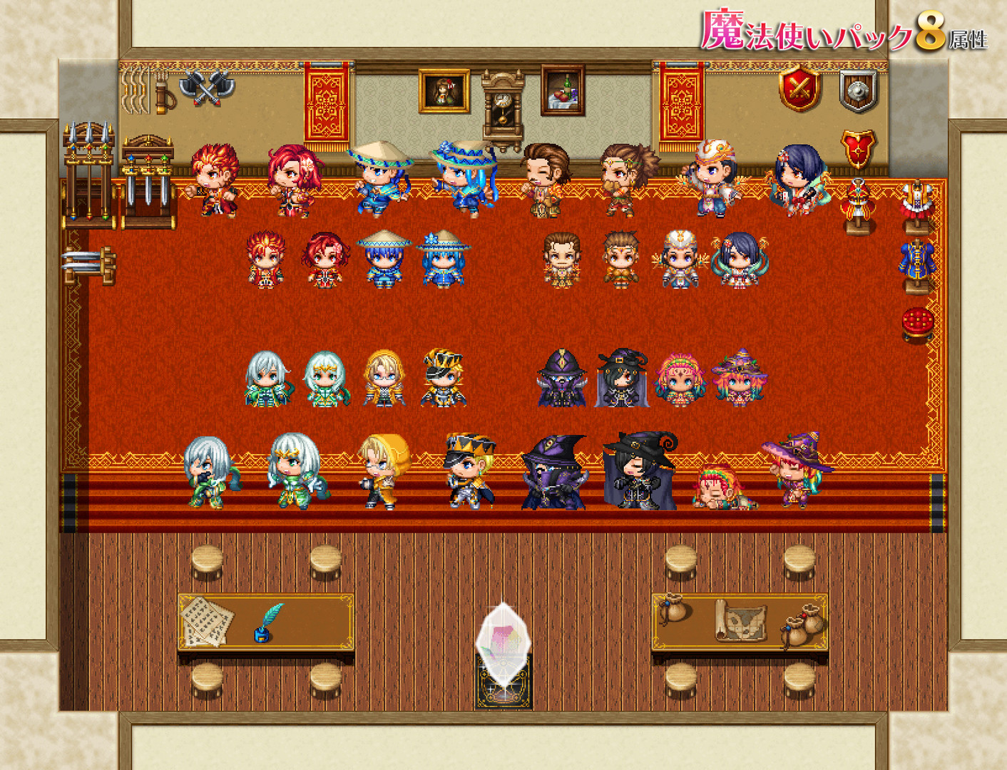 RPG Maker MV Wizards Pack (8 Elements) Steambase