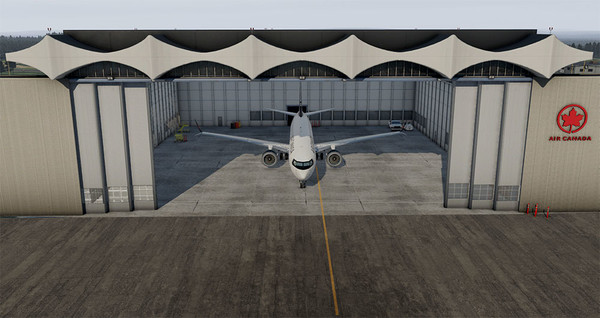 скриншот X-Plane 11 - Add-on: Airfield Canada - CYHZ - Halifax Stanfield International Airport 4
