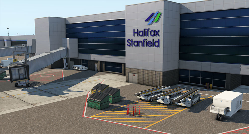 X-Plane 11 - Add-on: Airfield Canada - CYHZ - Halifax Stanfield International Airport