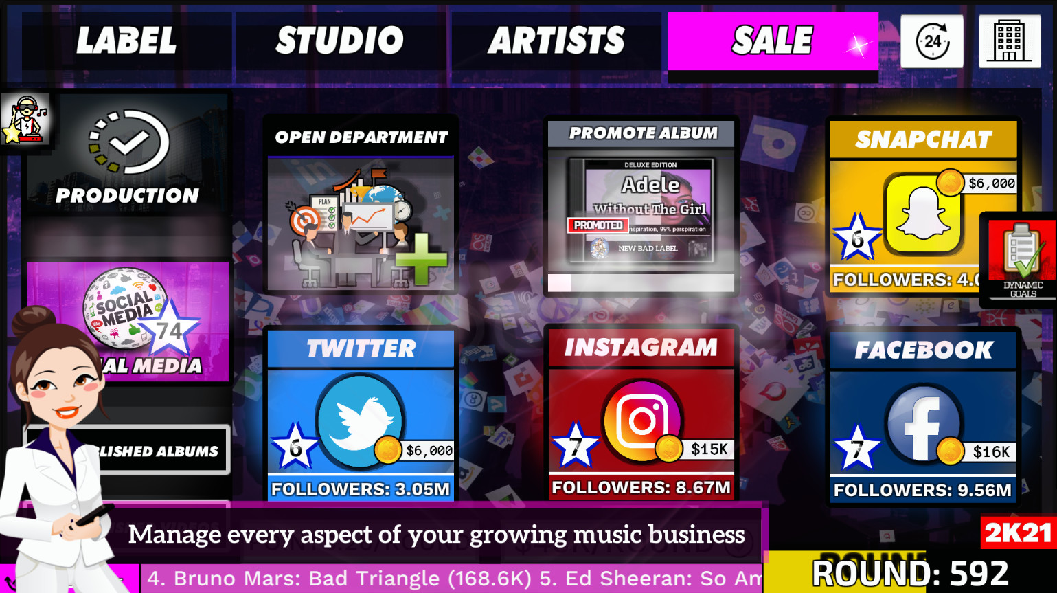 Music Label Manager Demo #2